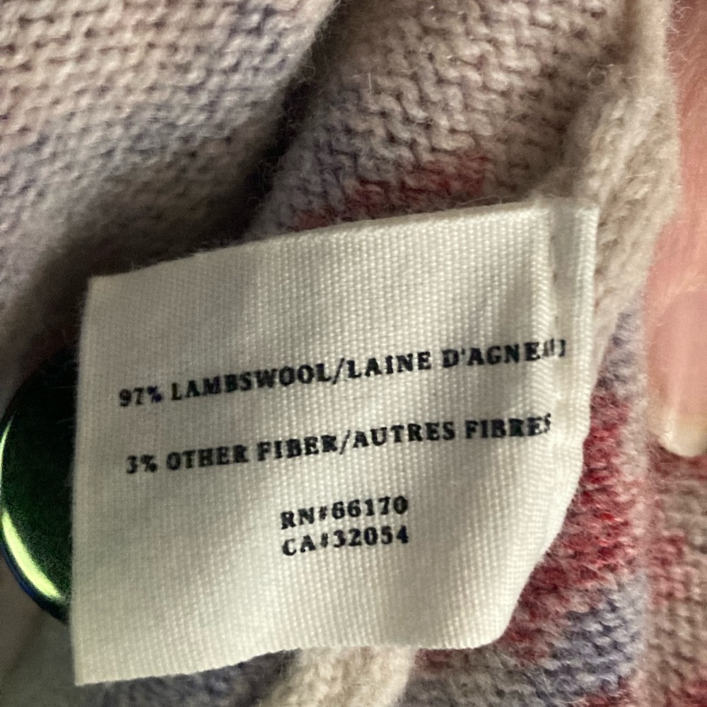 Anthropologie Sparrow size large long lambswool sweater excellent condition - Picture 5 of 6